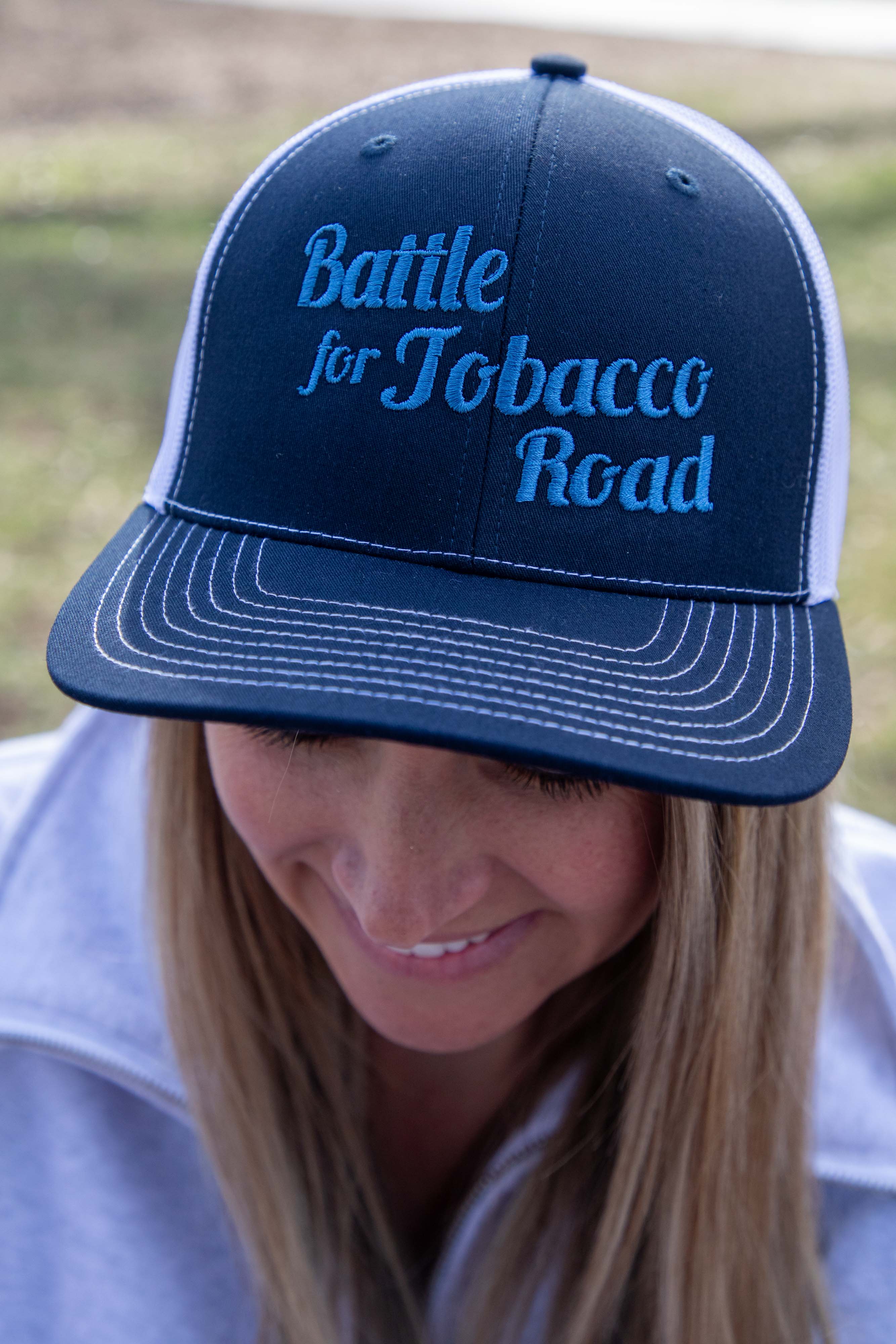 tobacco road hat Harley Davidson Raleigh NC Baseball Cap Gray Logo Small/Medium Adjustable plastic snapback Tobacco Road Skyline Patch Snapback